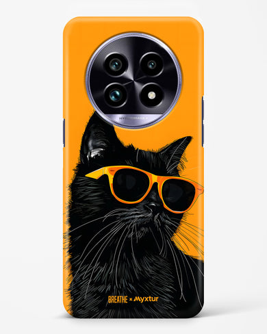 Feline Flair [BREATHE] Hard Case Phone Cover (Realme)