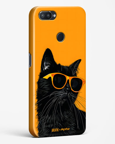 Feline Flair [BREATHE] Hard Case Phone Cover (Realme)