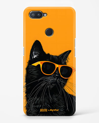 Feline Flair [BREATHE] Hard Case Phone Cover (Realme)