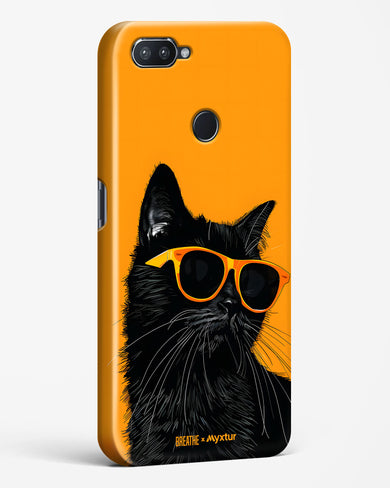 Feline Flair [BREATHE] Hard Case Phone Cover (Realme)