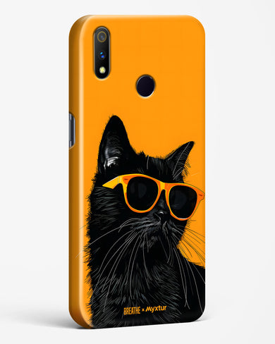 Feline Flair [BREATHE] Hard Case Phone Cover (Realme)