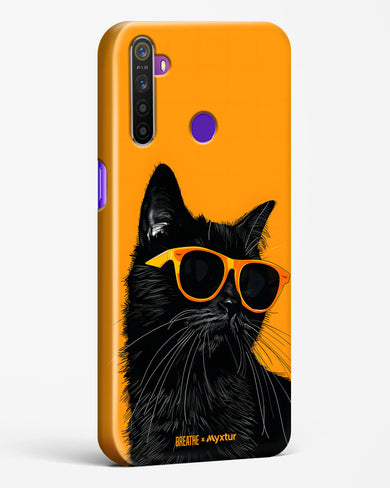 Feline Flair [BREATHE] Hard Case Phone Cover (Realme)