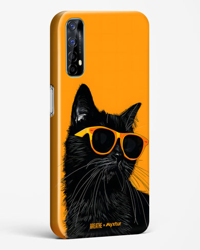 Feline Flair [BREATHE] Hard Case Phone Cover (Realme)