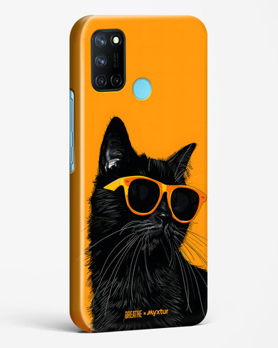 Feline Flair [BREATHE] Hard Case Phone Cover (Realme)