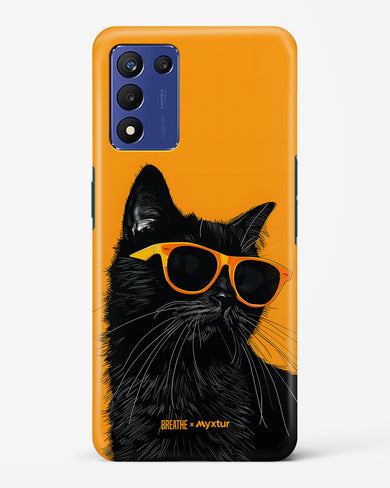 Feline Flair [BREATHE] Hard Case Phone Cover (Realme)