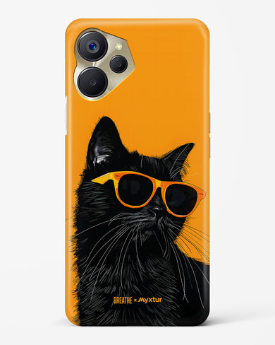 Feline Flair [BREATHE] Hard Case Phone Cover (Realme)