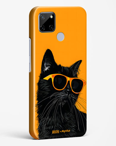 Feline Flair [BREATHE] Hard Case Phone Cover (Realme)