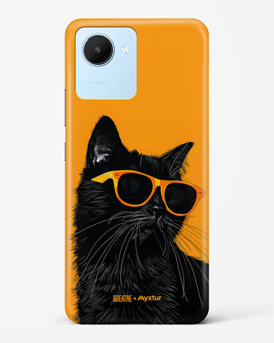 Feline Flair [BREATHE] Hard Case Phone Cover (Realme)