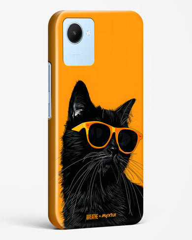 Feline Flair [BREATHE] Hard Case Phone Cover (Realme)