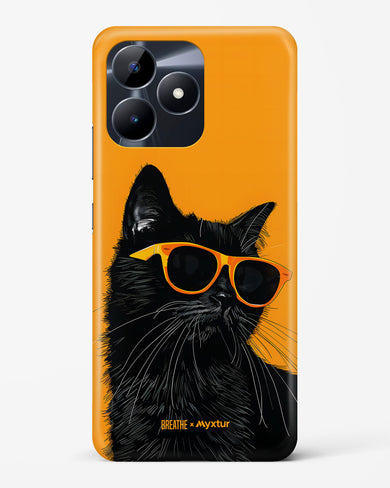 Feline Flair [BREATHE] Hard Case Phone Cover (Realme)