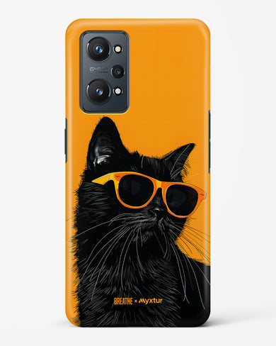 Feline Flair [BREATHE] Hard Case Phone Cover (Realme)