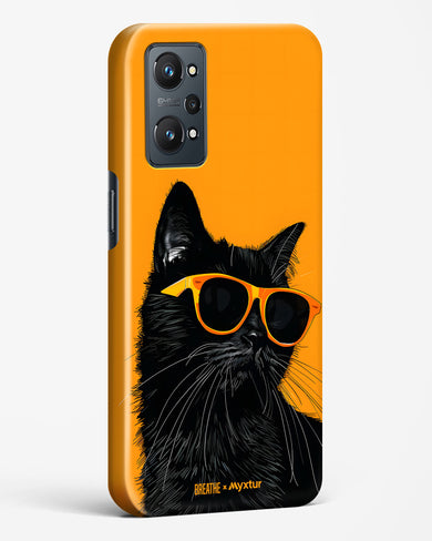 Feline Flair [BREATHE] Hard Case Phone Cover (Realme)