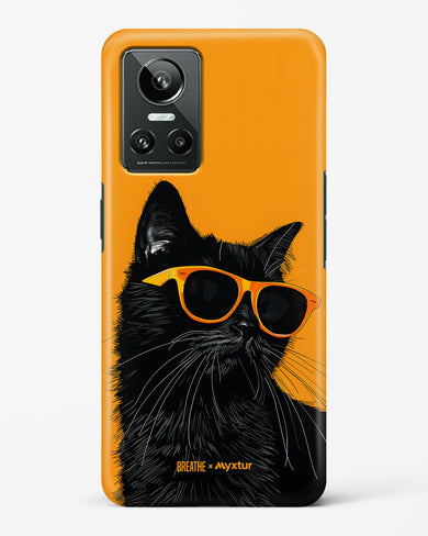 Feline Flair [BREATHE] Hard Case Phone Cover (Realme)
