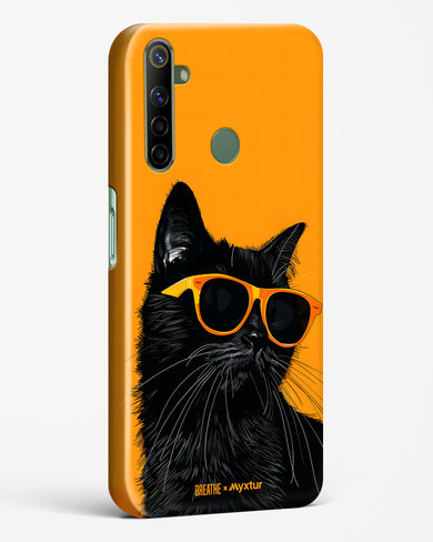 Feline Flair [BREATHE] Hard Case Phone Cover (Realme)