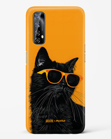 Feline Flair [BREATHE] Hard Case Phone Cover (Realme)