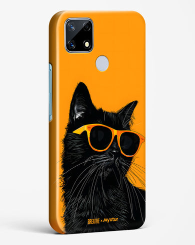 Feline Flair [BREATHE] Hard Case Phone Cover (Realme)