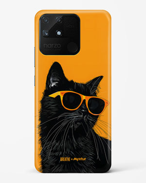 Feline Flair [BREATHE] Hard Case Phone Cover (Realme)