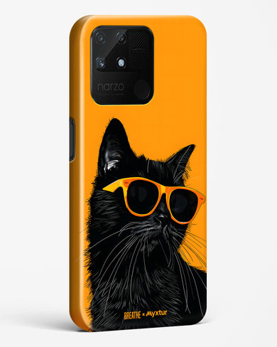 Feline Flair [BREATHE] Hard Case Phone Cover (Realme)