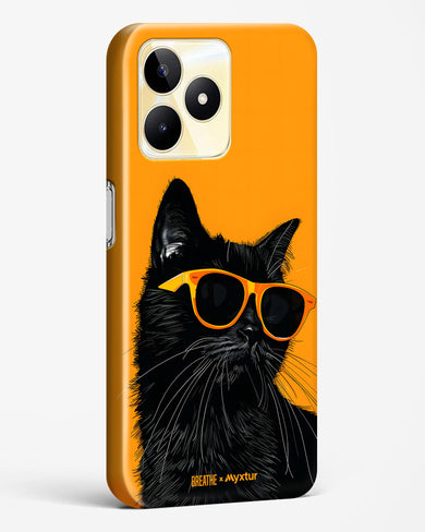 Feline Flair [BREATHE] Hard Case Phone Cover (Realme)