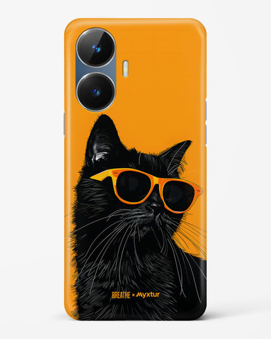 Feline Flair [BREATHE] Hard Case Phone Cover (Realme)