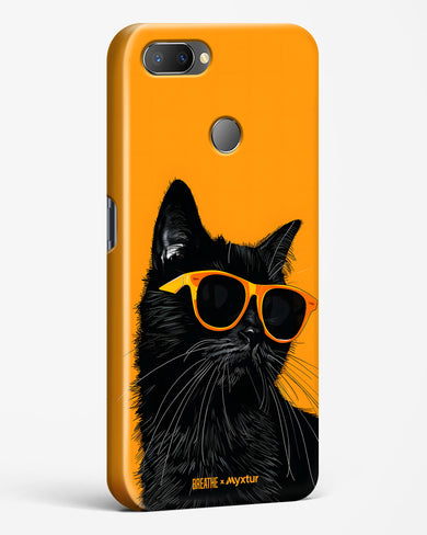 Feline Flair [BREATHE] Hard Case Phone Cover (Realme)