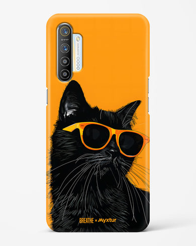 Feline Flair [BREATHE] Hard Case Phone Cover (Realme)