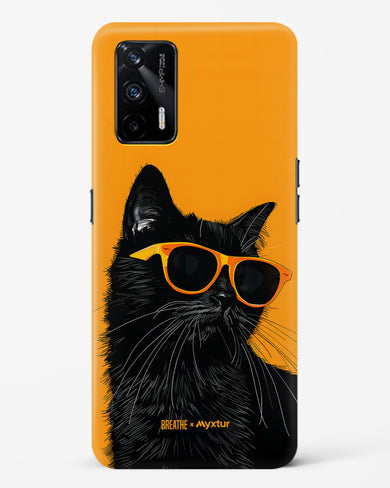 Feline Flair [BREATHE] Hard Case Phone Cover (Realme)