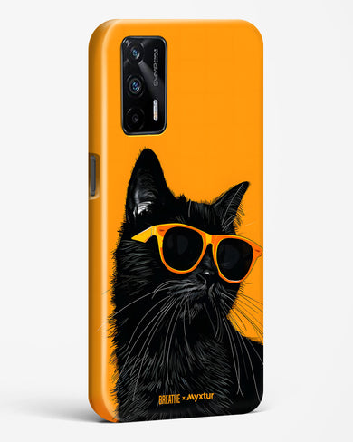 Feline Flair [BREATHE] Hard Case Phone Cover (Realme)