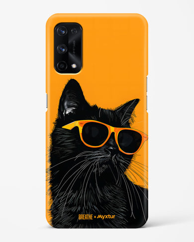 Feline Flair [BREATHE] Hard Case Phone Cover (Realme)