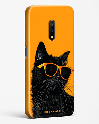 Feline Flair [BREATHE] Hard Case Phone Cover (Realme)