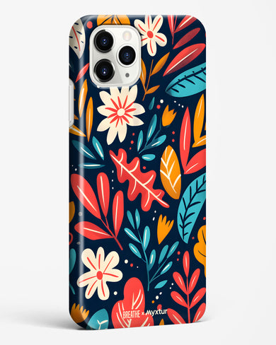 Bold Garden Bloom [BREATHE] Hard Case Phone Cover (Apple)