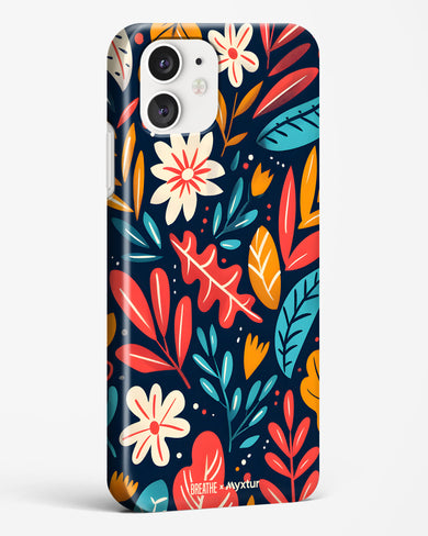 Bold Garden Bloom [BREATHE] Hard Case Phone Cover (Apple)