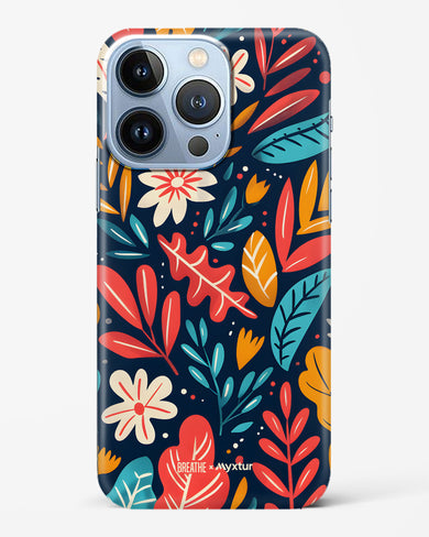 Bold Garden Bloom [BREATHE] Hard Case Phone Cover (Apple)