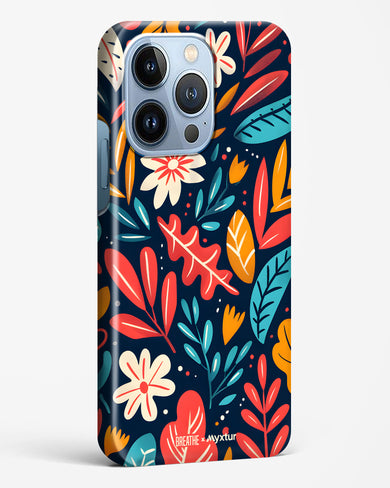 Bold Garden Bloom [BREATHE] Hard Case Phone Cover (Apple)