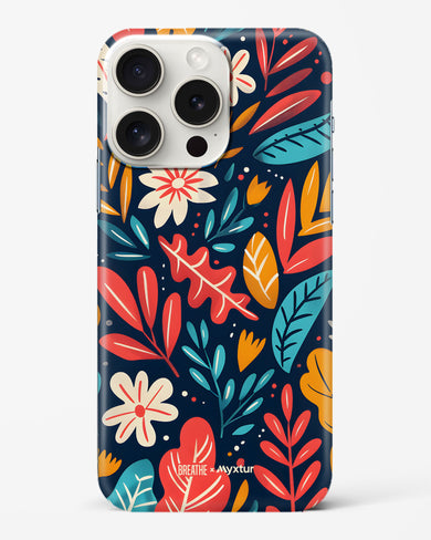 Bold Garden Bloom [BREATHE] Hard Case Phone Cover (Apple)