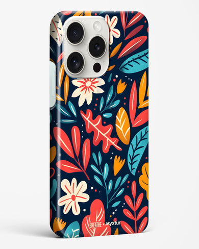 Bold Garden Bloom [BREATHE] Hard Case Phone Cover (Apple)