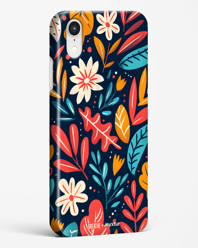 Bold Garden Bloom [BREATHE] Hard Case Phone Cover (Apple)