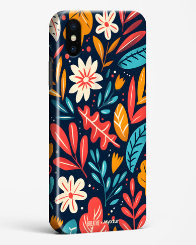 Bold Garden Bloom [BREATHE] Hard Case Phone Cover (Apple)