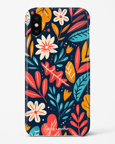 Bold Garden Bloom [BREATHE] Hard Case Phone Cover (Apple)