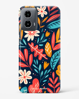Bold Garden Bloom [BREATHE] Hard Case Phone Cover (Motorola)