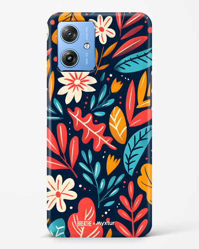 Bold Garden Bloom [BREATHE] Hard Case Phone Cover (Motorola)