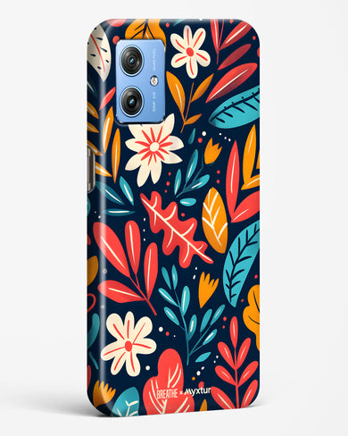 Bold Garden Bloom [BREATHE] Hard Case Phone Cover (Motorola)