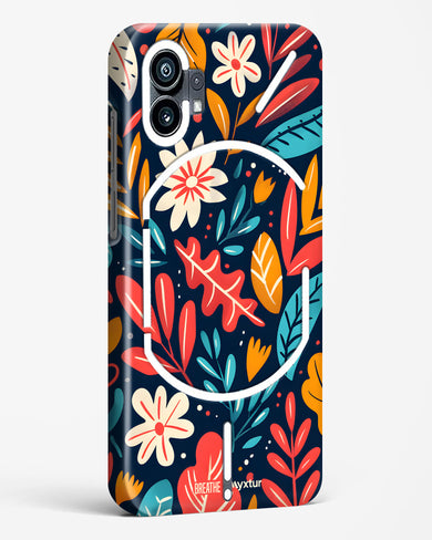 Bold Garden Bloom [BREATHE] Hard Case Phone Cover (Nothing)