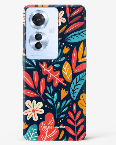 Bold Garden Bloom [BREATHE] Hard Case Phone Cover (Oppo)