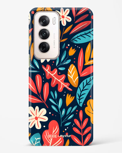 Bold Garden Bloom [BREATHE] Hard Case Phone Cover (Oppo)