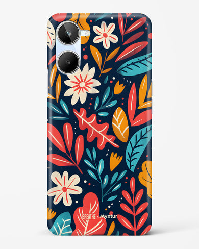 Bold Garden Bloom [BREATHE] Hard Case Phone Cover (Realme)