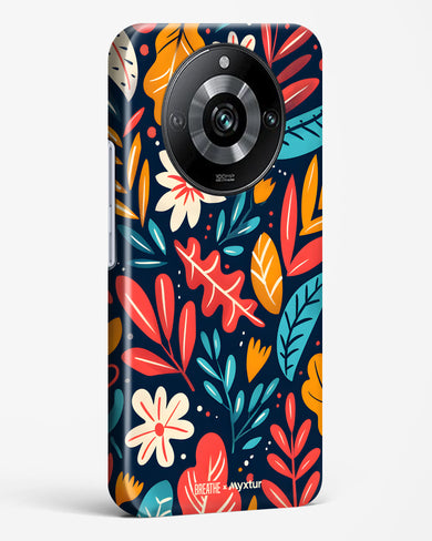 Bold Garden Bloom [BREATHE] Hard Case Phone Cover (Realme)