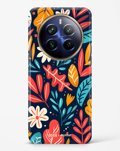 Bold Garden Bloom [BREATHE] Hard Case Phone Cover (Realme)