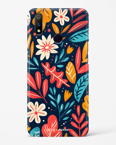 Bold Garden Bloom [BREATHE] Hard Case Phone Cover (Realme)