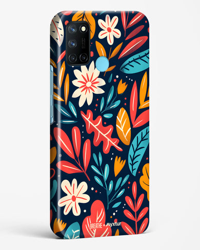 Bold Garden Bloom [BREATHE] Hard Case Phone Cover (Realme)